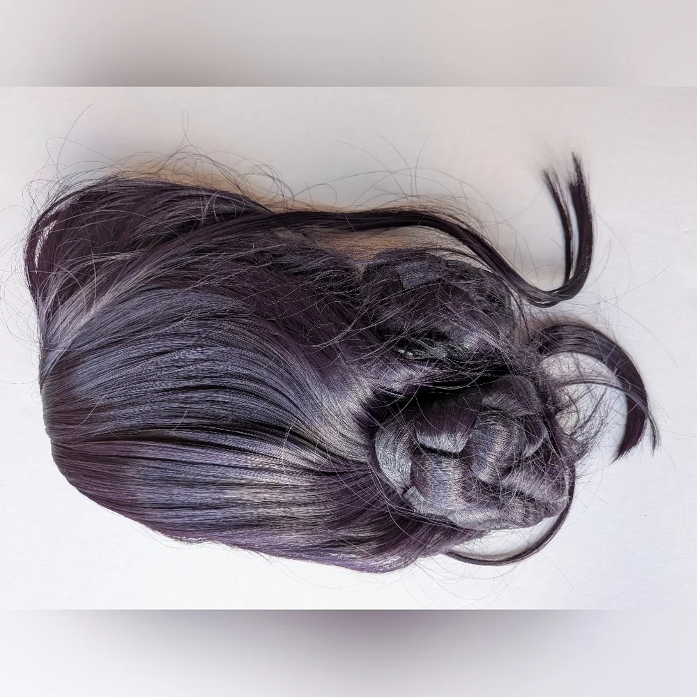Anime Purple Braided Women's Wig Cosplay Demon Hunters Inspired